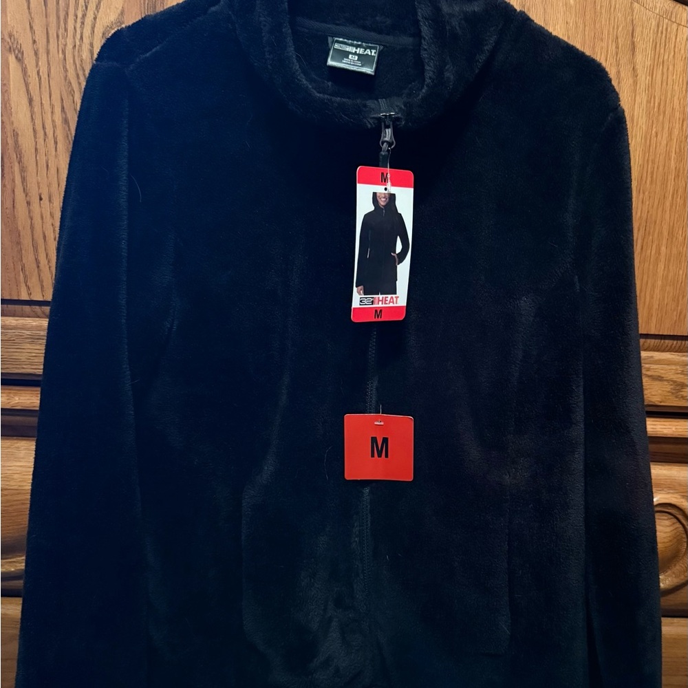 Women's Black Fleece Sweatshirt, Medium